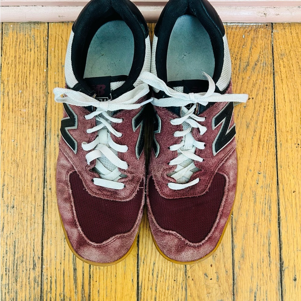 New Balance Court Classic Burgundy Sneakers